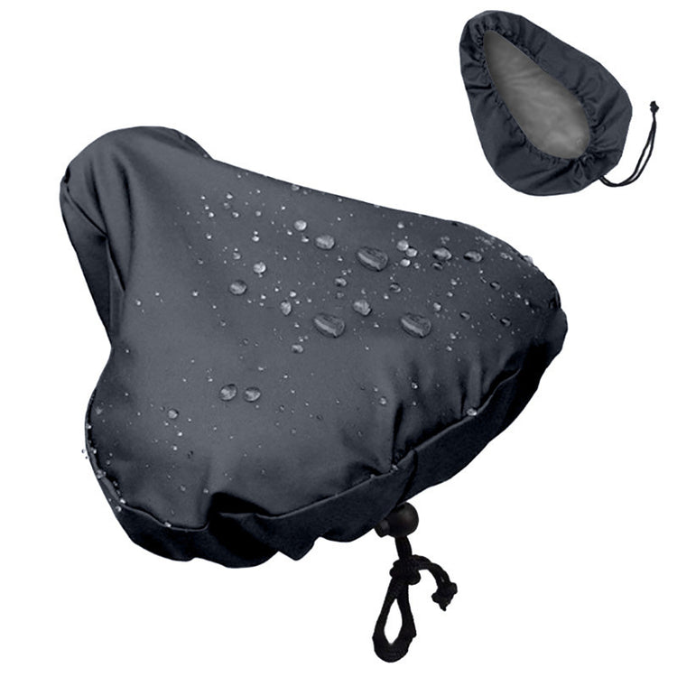 Bicycle saddle rain cover with drawstring, sun protection, universal for mountain bikes and road bikes, waterproof and dustproof seat cover