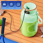 Electric Fruit Juicer Cup 1200ml – Wireless Smoothie Blender (Green)-2