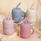 Silicone Straw Water Bottle – Soft, Safe & Kid‑Friendly Design 200ml-0