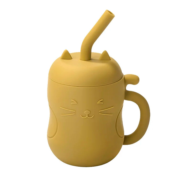 Silicone Straw Water Bottle – Soft, Safe & Kid‑Friendly Design 200ml-12