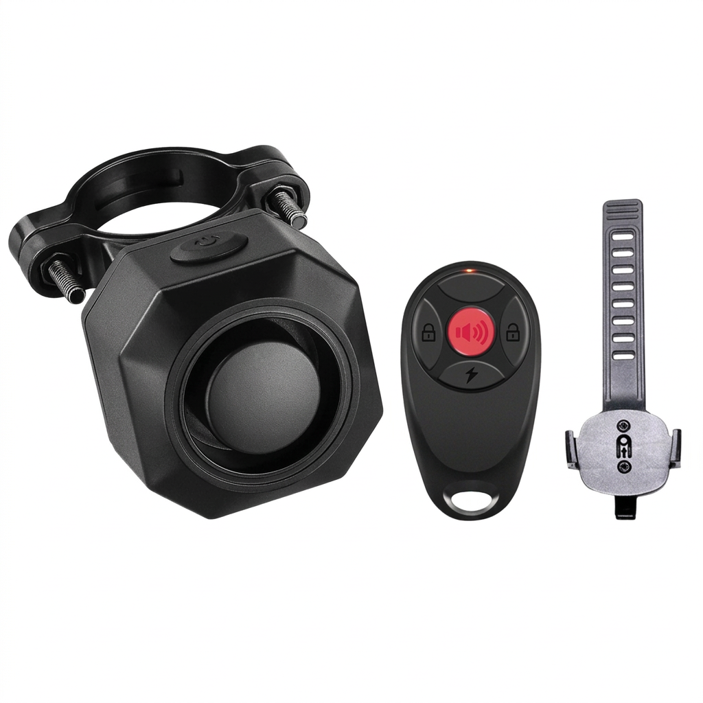 Alarm product photo with Chinese characters removed