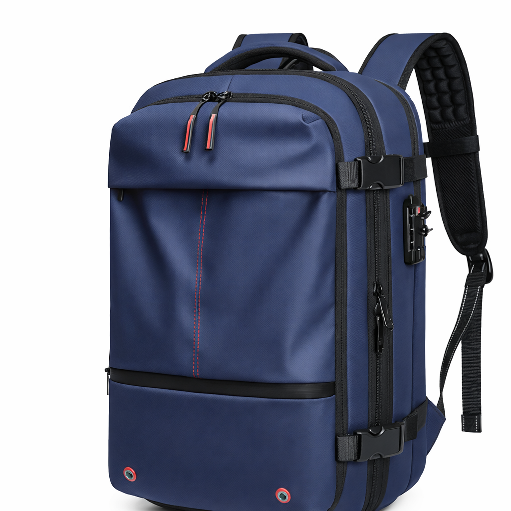 Business Travel Expansion Backpack – Water‑Repellent Professional Design